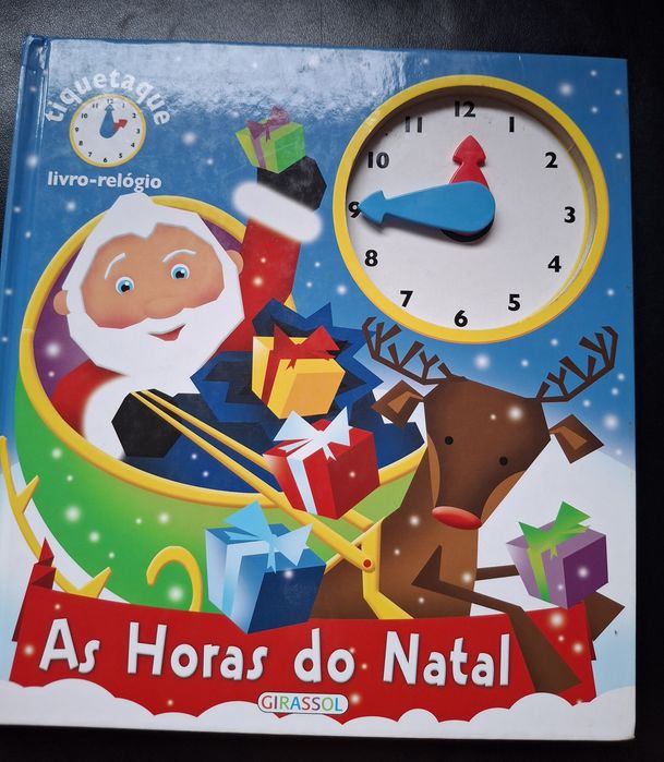 Lote de 2 Livros Infantis de Natal – "As Horas do Natal" + "A Rena e a Bondade – O Natal" | Girassol