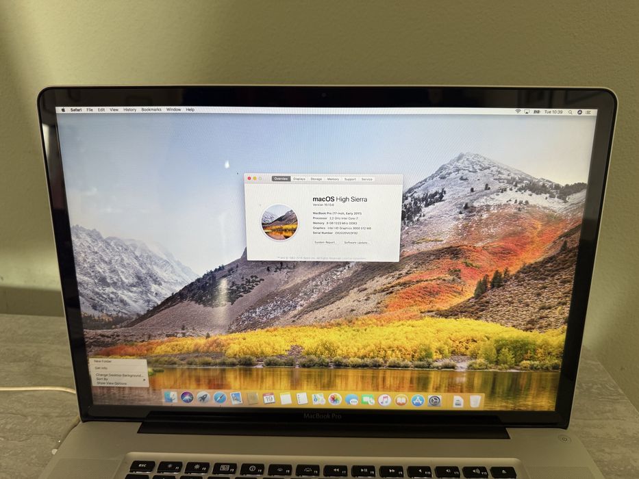 Macbook Pro 17-inch Early 2011
