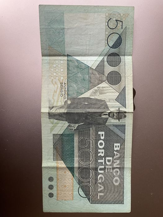 Nota 5000 Antonio Sérgio 1980 chapa1