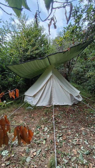 Tenda Glamping impermeável de 4m em óptimo estado