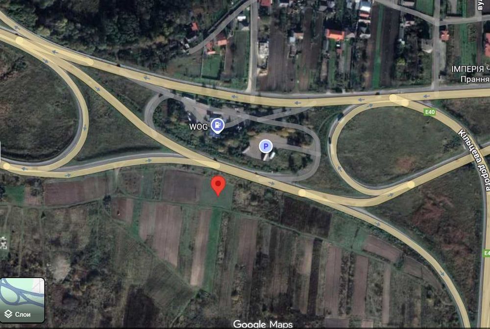 Продаж двох ділянок під комерцію 8+8сот у с. Рясне-Руське, Львів