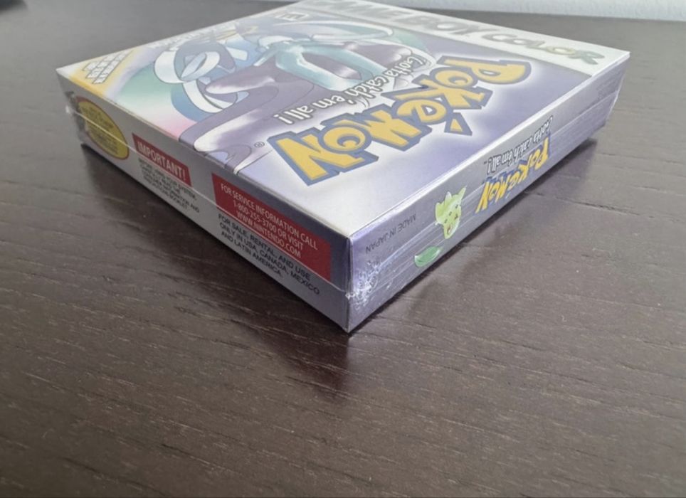 Pokemon Crystal Novo e selado