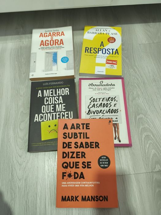 Livros diversos €5 a €15