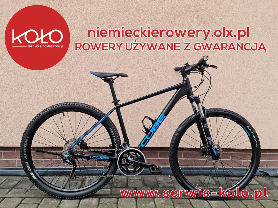 Rower górski MTB CUBE koła 29 SHIMANO DEORE XT ROCKSHOX okazja alu