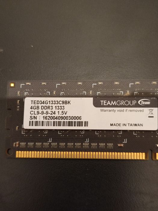 Оперативна пам'ять,TEAMGROUP 4GB DDR3