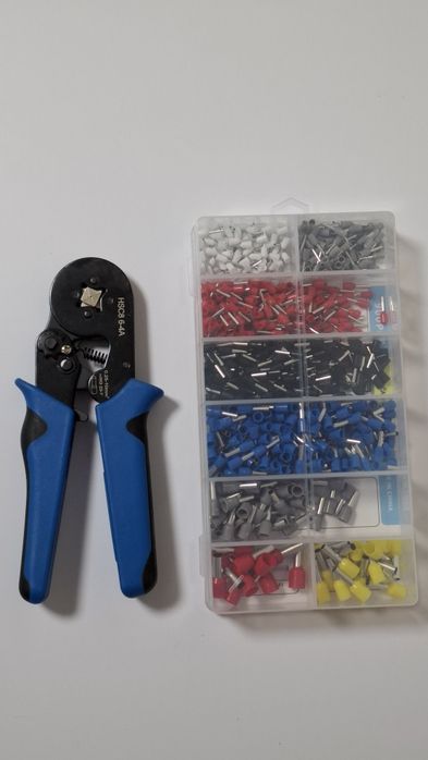 Обжимні клещі(кримпер)+набір наконечників/клем