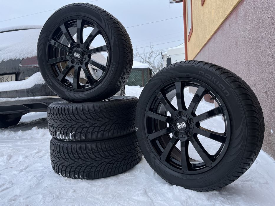 Диски з Новою Зимовою Резиною R17 5.112 Audi Volkswagen Skoda