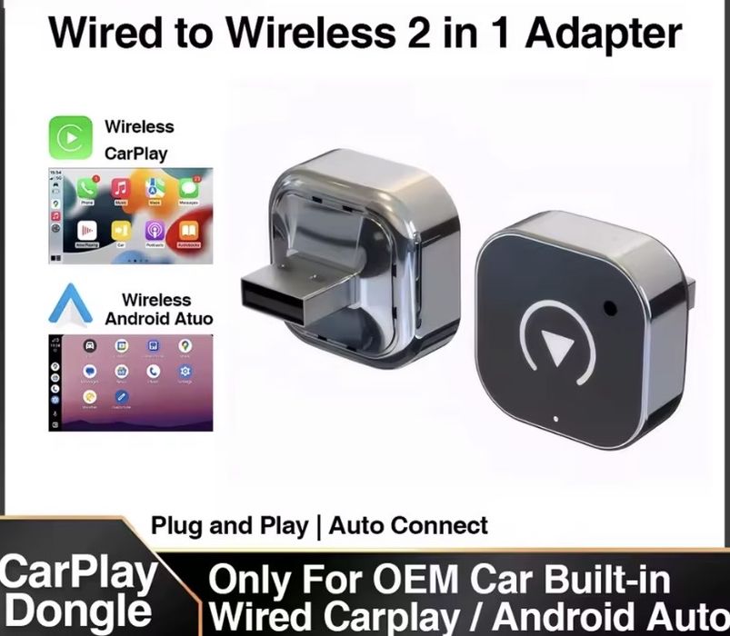 20€  Carplay  sem fio  IOS ou Android