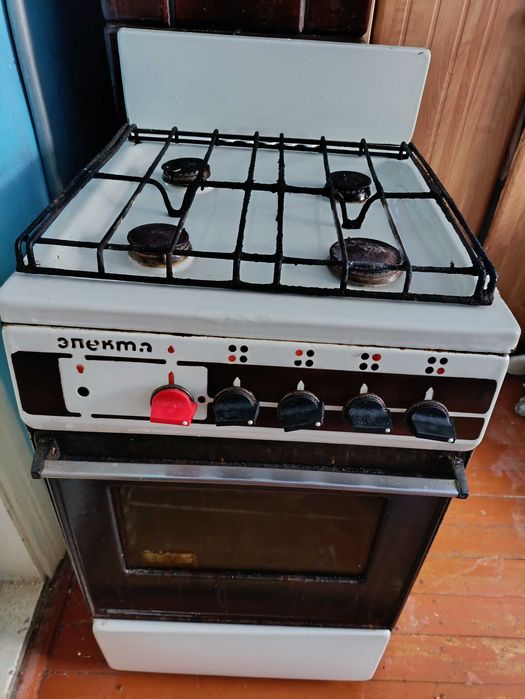 Плита газова в робочому стані