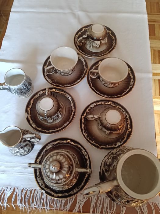 Conjunto de chá muito antigo