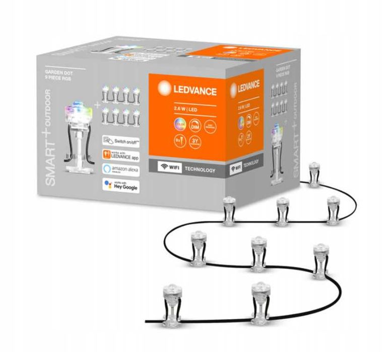 Oprawy Ogrodowe ze szpikulcem OSRAM LEDVANCE SMART+ MULTICOLOR 9 RGB