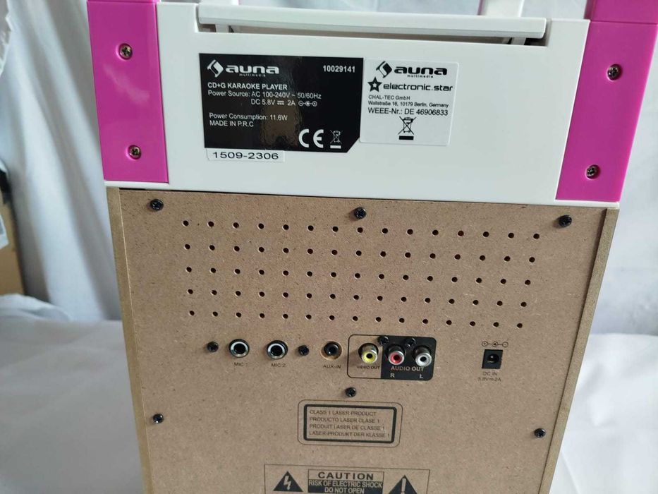 Zestaw do karaoke Auna KA8P-V2 PK