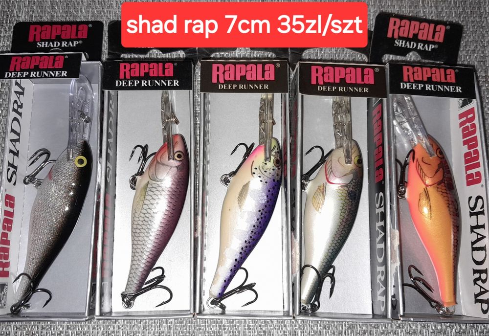 Woblery rapala różne