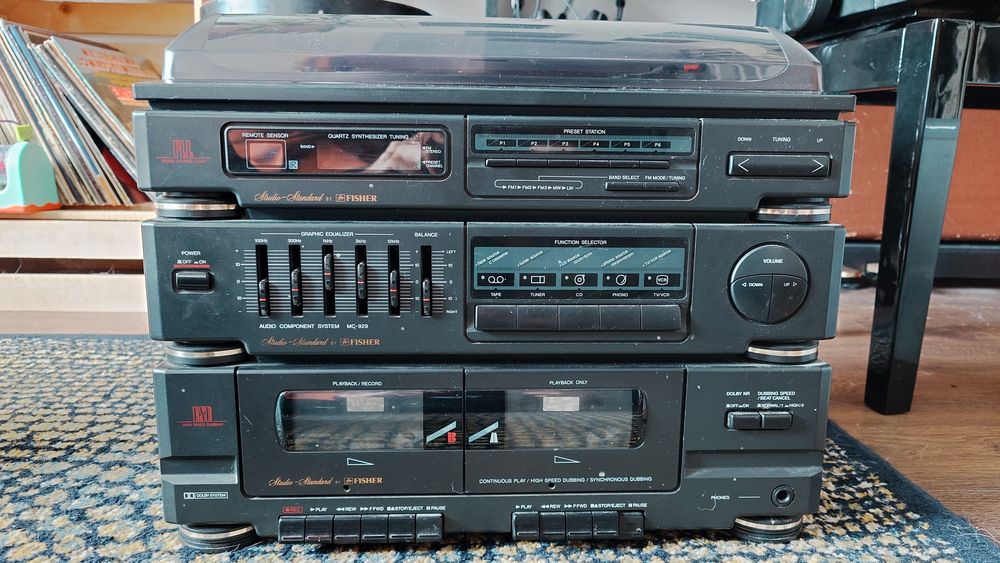 Wieża Fisher MC-929 Studio Standard – zasłużony emeryt szuka nowego domu