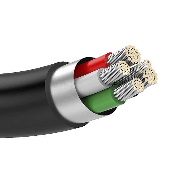 Ugreen kabel przewód Usb - mini Usb 480 Mbps 3 m czarny (us132, 10386)