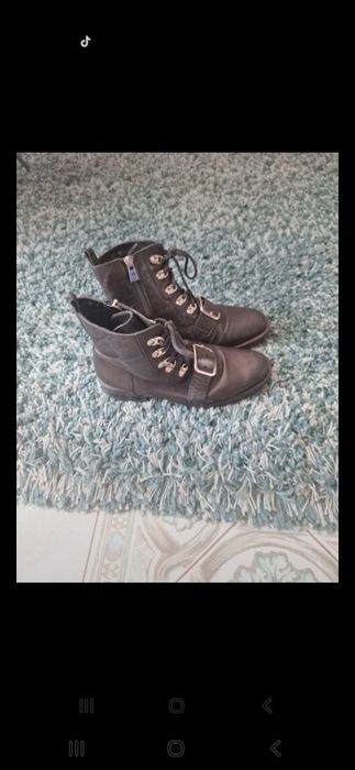 skórzane buty jesień-wiosna