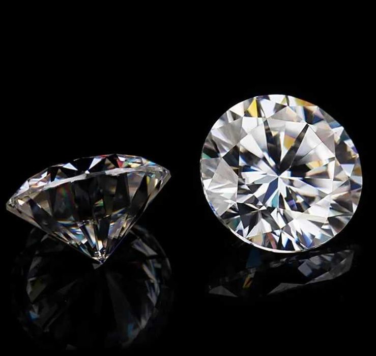 Diament Moissanit Brylant 11mm ! - 5CT ! VVS1-D