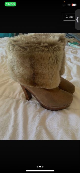 botas super giras de pelo