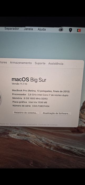 MacBook Pro 13" – i7 / 8GB RAM