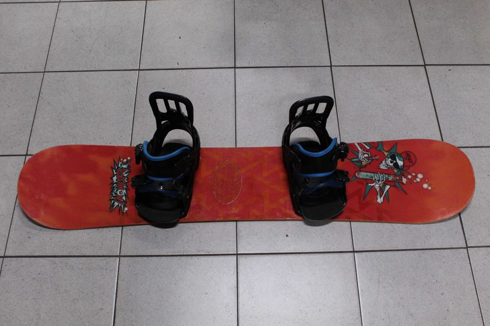 Deska Snowboard SALOMON FIERCE 125 cm + Wiązania SALOMON