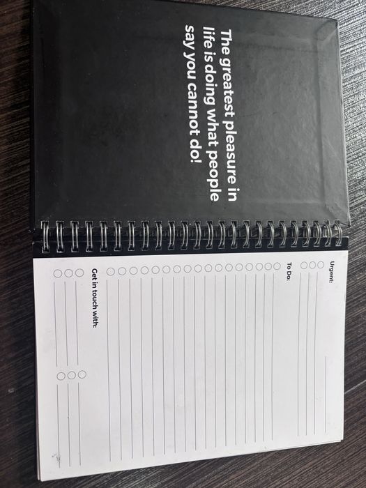 Infinity book - lets get it done