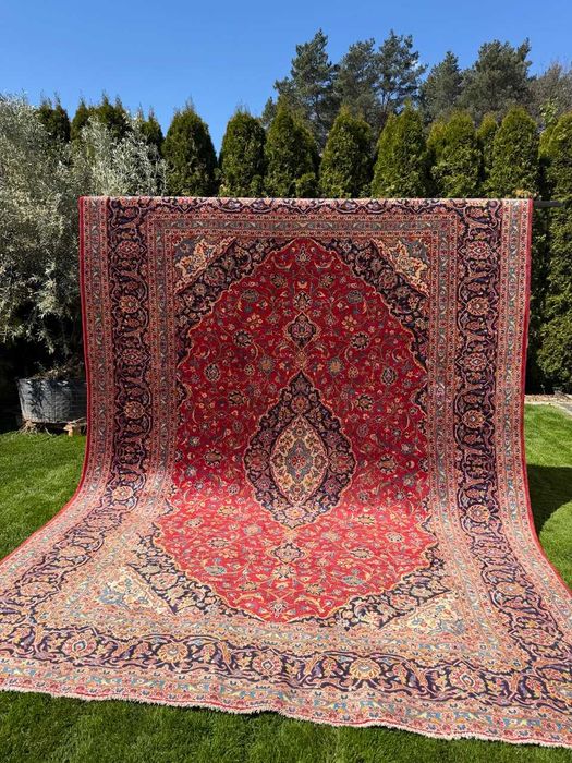 Nowy Dywan Vintage Kaszmirowy Perski Iran Keshan 400x290 NAJTANIEJ W PL