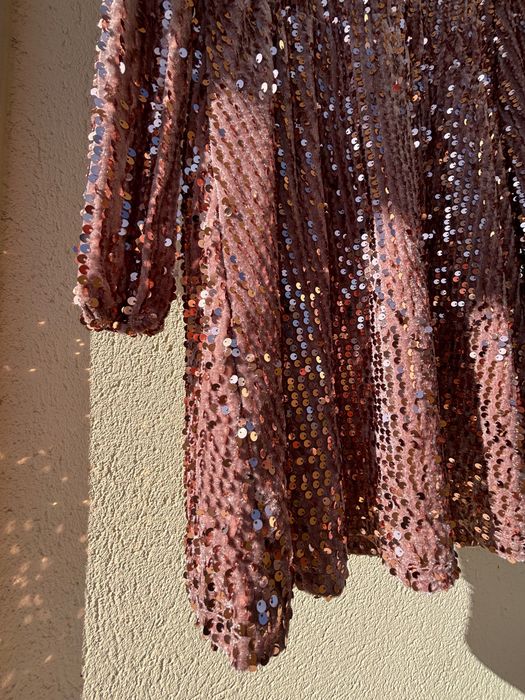 Vestido de lantejoulas para 13-14 anos