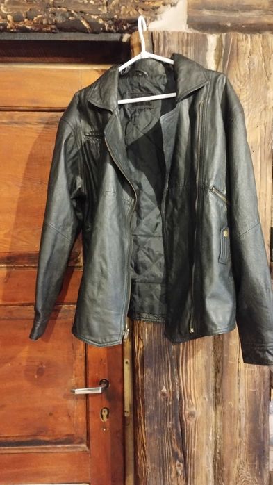 Skórzana kurtka na motor Fashion Crew rozm 44