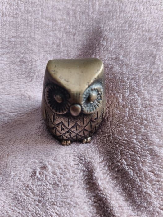 Sowa z mosiadzu,zaproponuj cene