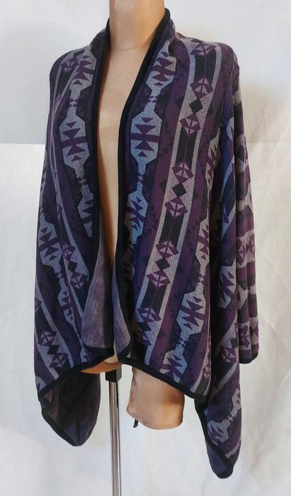 Narzutka ponczo kardigan H&M 38/40/42 z Bawełną