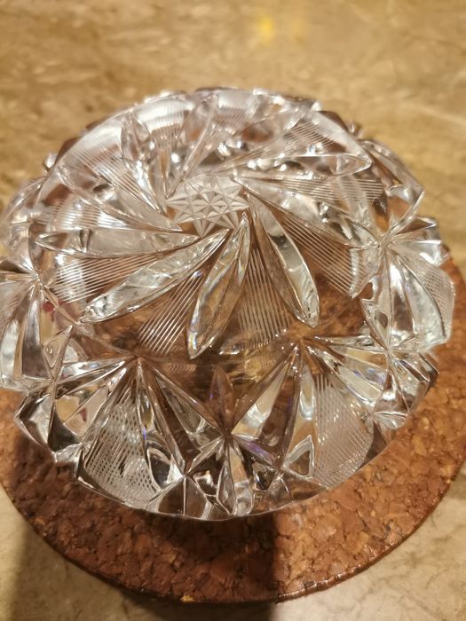 Popielniczka krysztalowa PRL