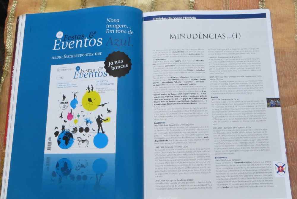 Revista Futebol Dragões Caixa Kevin "Big Sho Corrida e Atletismo