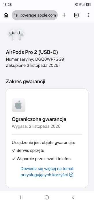 Słuchawki AirPods Pro 2