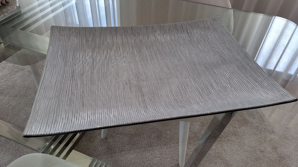 Travessa de mesa decorativa