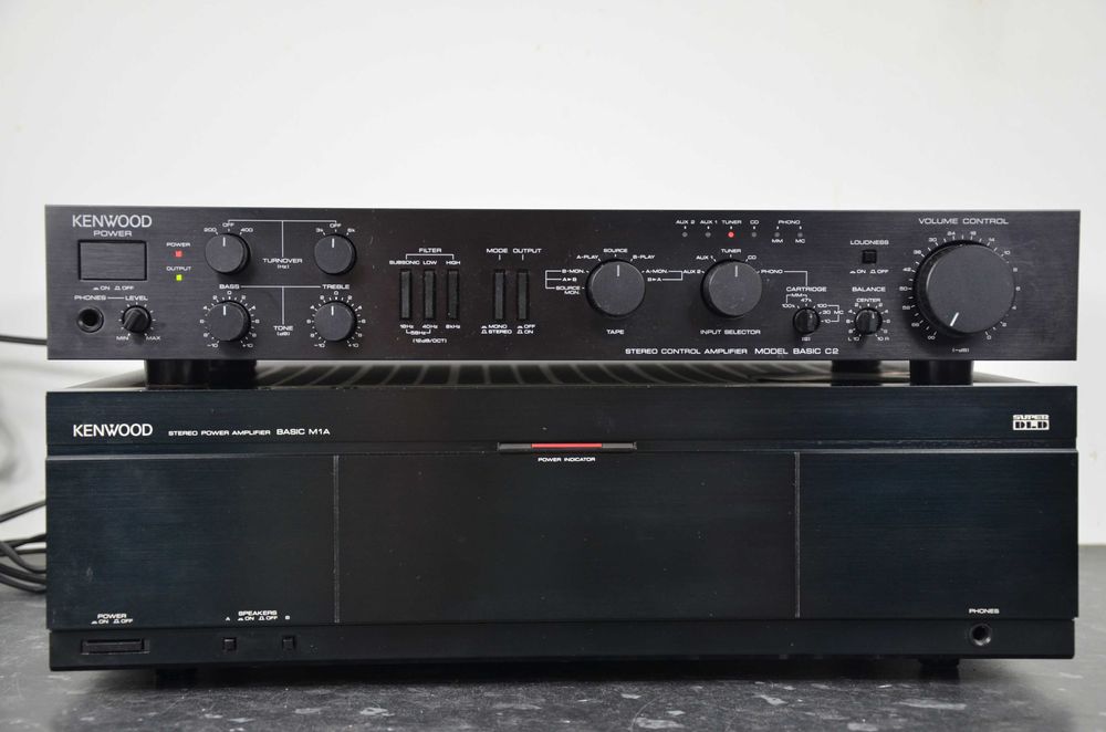 KENWOOD BASIC M1A  BASIC C2 Końcówka mocy przedwzmacniacz Okazja Japan