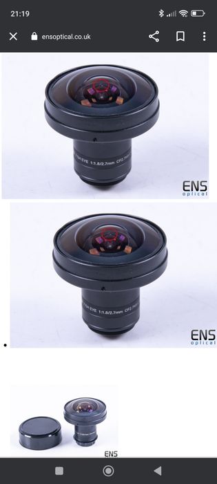Lente Fujinon com ( suporte )