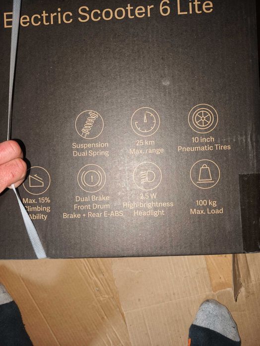 Hulajnoga Scooter Xiaomi 6 Lite NOWA