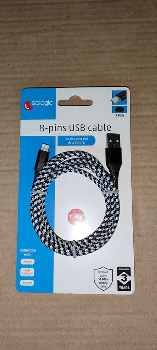2x kabel iPhone Sologic