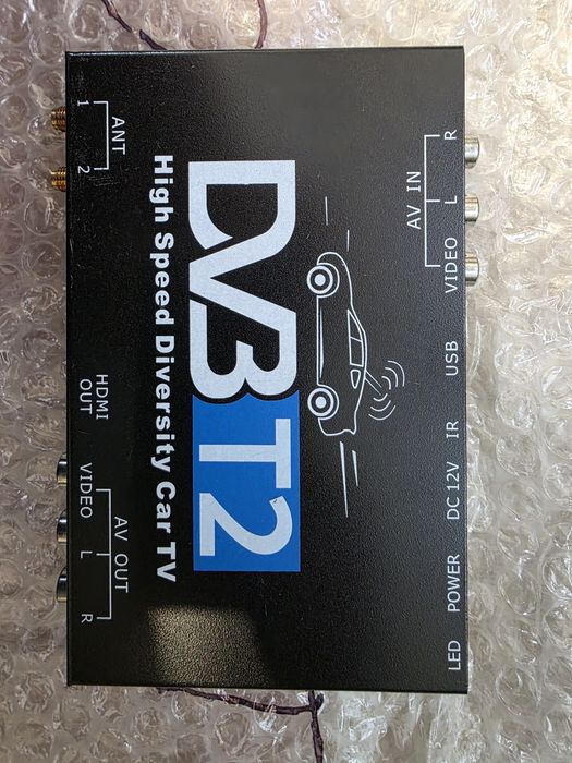 Tuner cyfrowy tv dvb T2 H.265 HEVC hdmi do samochodu dekoder 12V