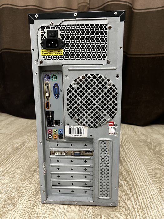 Настільний ПК у зборі | клавіатура Bloody | мишка Logitech G102