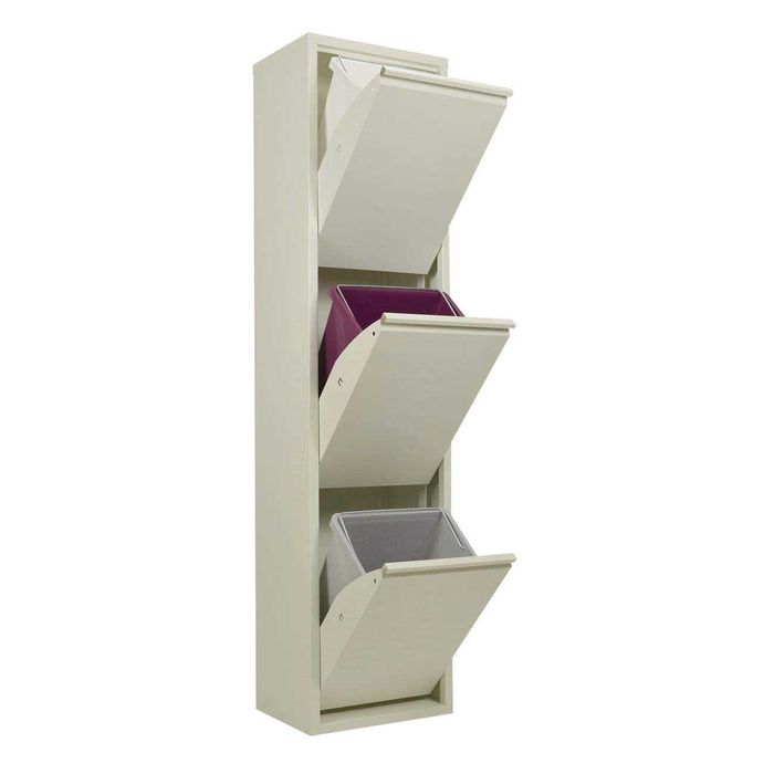 Nowy metalowy kosz na śmieci / pojemnik / kubeł / 45L / sortownik !R5!