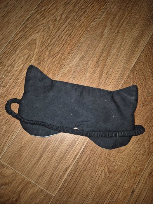 Маска для сна кошечка в полоску