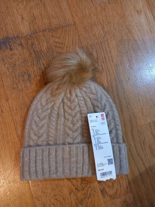 Gorro Bege Novo com etiqueta