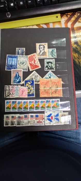 Selos antigos com arquivador