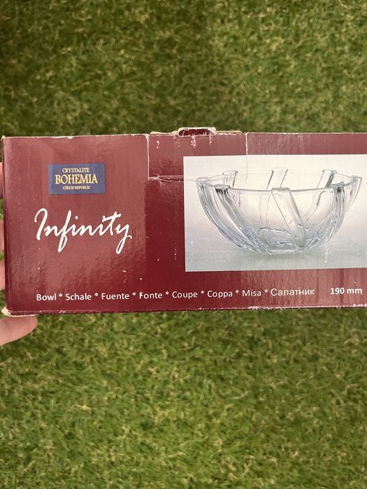 Салатник салатниця піала цукерниця Bohemia Infinity 19 см