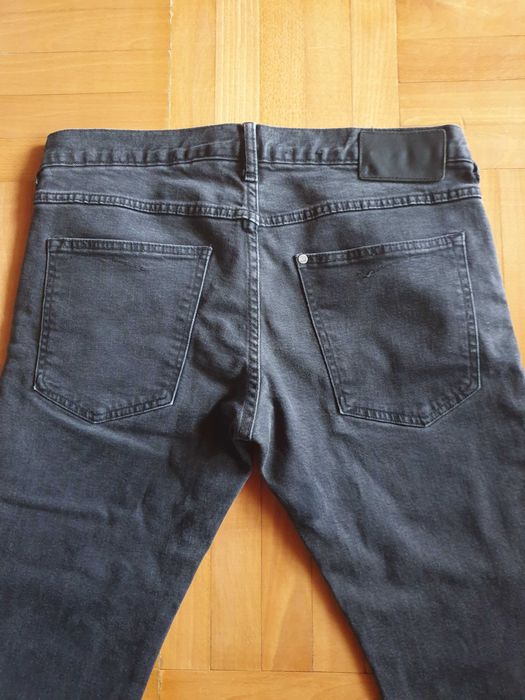 Spodnie H&M Jeansowe Drain Super Slim 33x34