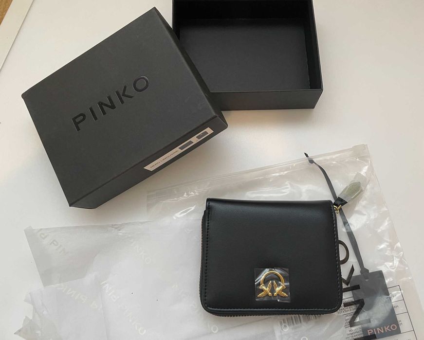 portfel pinko taylor zip around czarny