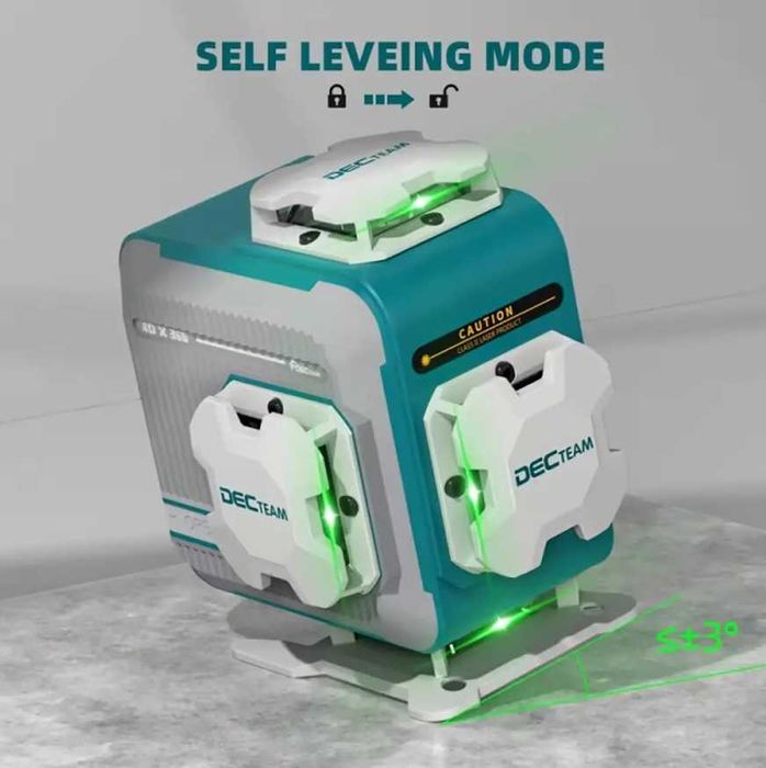 З гарантією 1 рік! Відкалібрований! Лазерний рівень Decteam M04CG