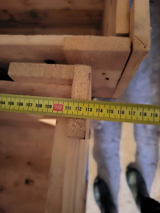 Skrzyniopaleta drewniana