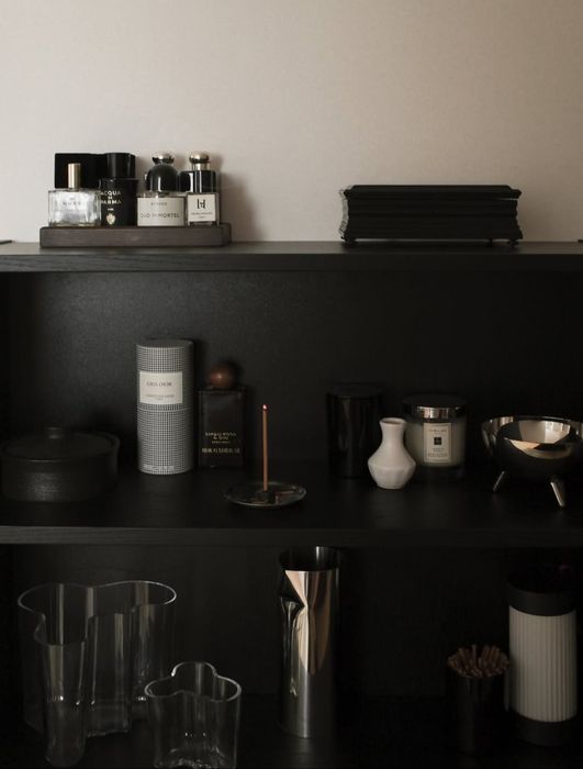 IKEA zestaw 5 półek czarnybrąz do szafek BESTA